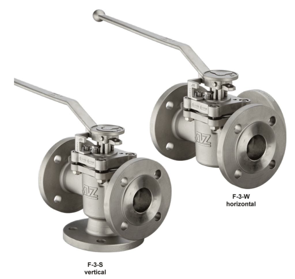 AZ Three-Way Sleeved Plug Valve
