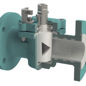 AZ Plug Control Valve Lined