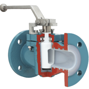 AZ Lined Plug Valve with Chemical Seal