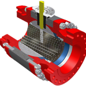 Valvitalia Ball Control Valve CB55 Series Ball Control Valve with multi-path/multi-stage trim for excellent control