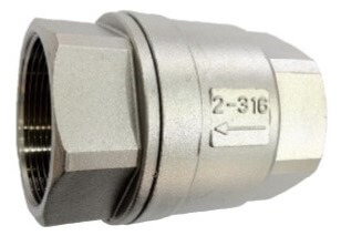 Arita CHA316 Spring Loaded Check Valve 2PCE Spring Loaded Check Valve