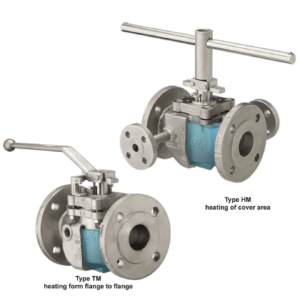 AZ Two-Way Sleeved Plug Valve with Heating Jacket