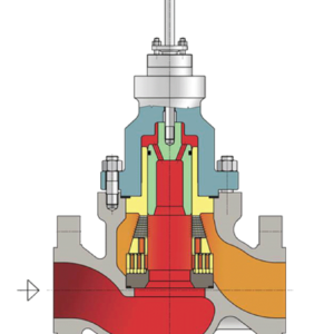 Valvitalia Globe Control Valve RV631 Series control valve for high flow rates and low pressure drops